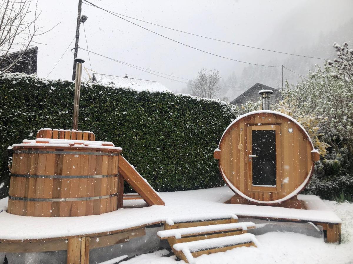 Au Coeur Des Alpes Bed & Breakfast Marignier Dış mekan fotoğraf